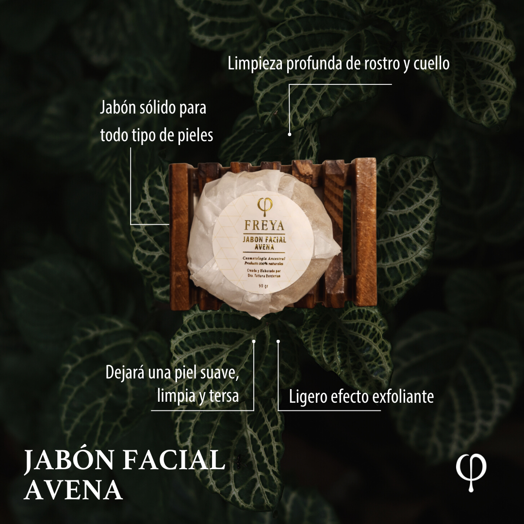 Jabón Facial de Avena